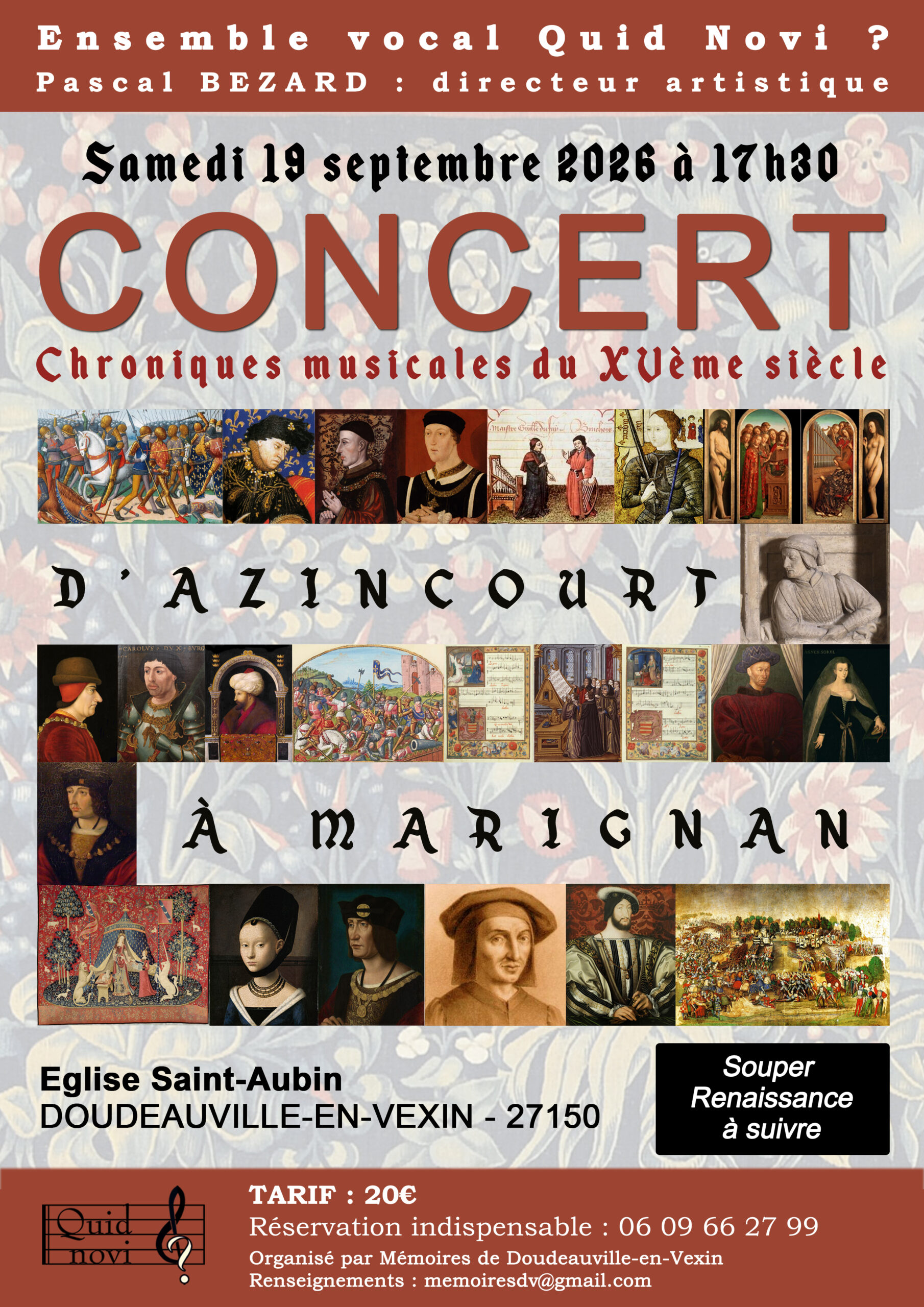 Chroniques d’Azincourt à Marignan à Doudeauville en Vexin